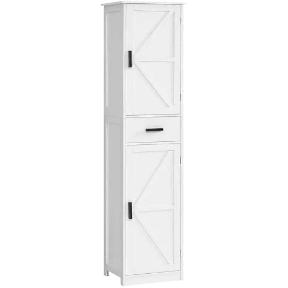 Hign-concerned Bathroom Cabinet With 6 Shelves Drawers