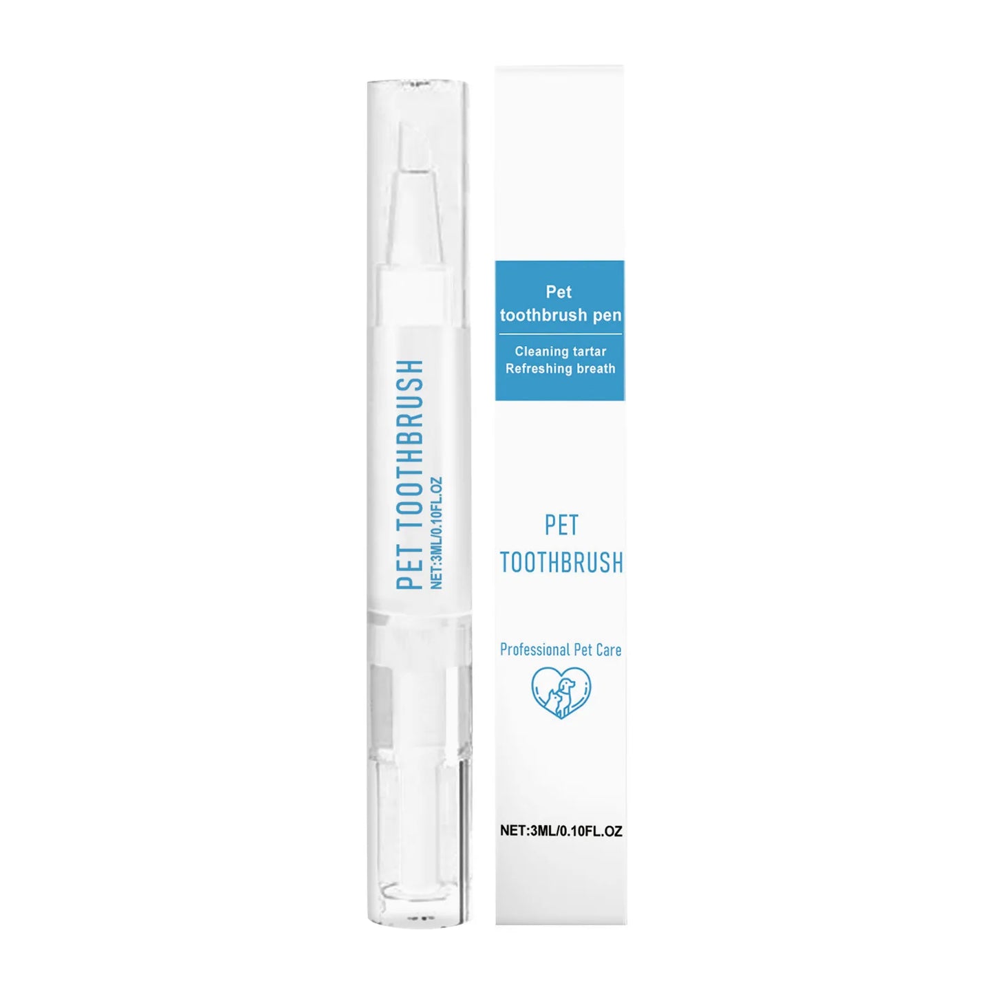 Pet Toothbrush Pen Teeth Cleaning Tool For Dogs And Cats