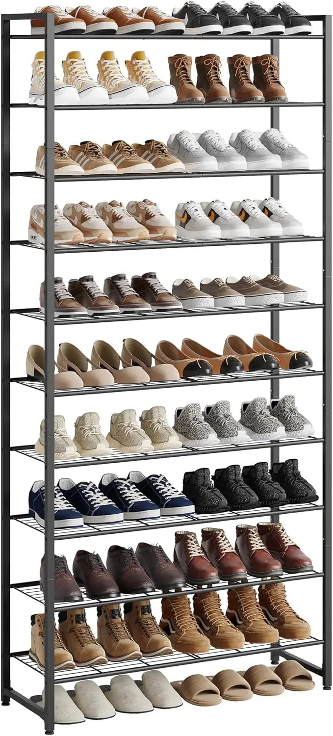 Hign-Concerned Shoe Rack 8 Tier Organizer Holds 40 Pairs