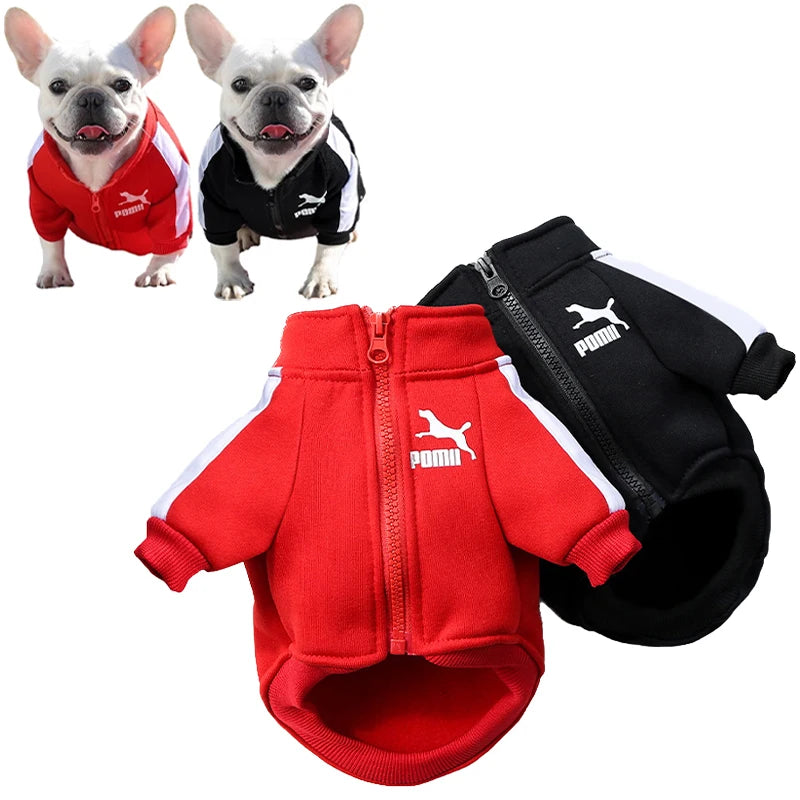 CDDMPETCN Baseball Dog Jacket Winter Coat For Small Medium Dogs