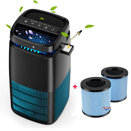 AROEVE Air Purifier with Touch Control and HEPA Filter