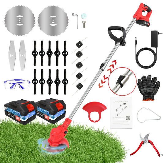 3 In 1 Cordless Grass Trimmer Lawn Mower Edger 21V