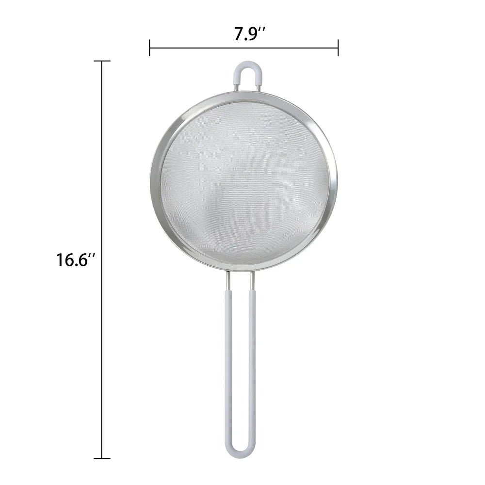 Stainless Steel Fine Mesh Strainer For Sifting Vegetables And Pasta