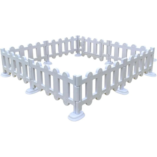 Soft Play Plastic Picket Fence Panels for Decor and Parties