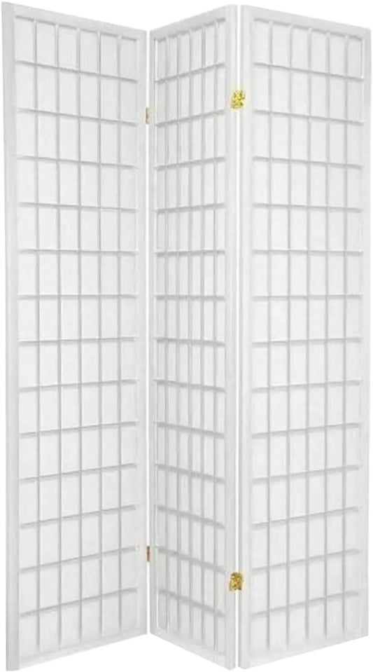 ZHUOTING Japanese Style Room Screen Divider Panel Foldable
