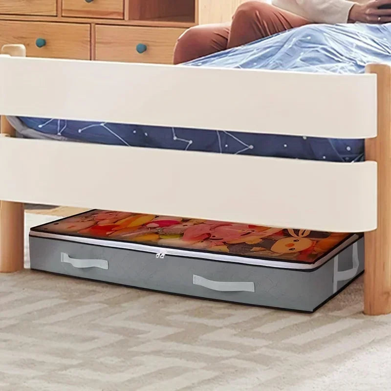 NONECN Dustproof Under Bed Storage Box With Reinforced Handles