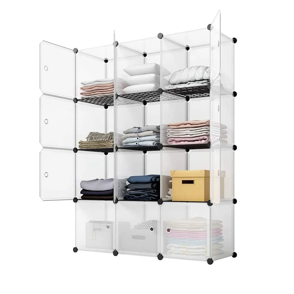 Hign-concerned 12 Cube Storage Shelf Shelving Bookcase Organizing Cabinet