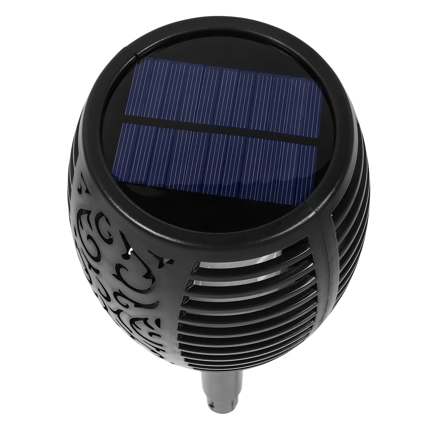 Solar Flame Torch Lights Outdoor LED Landscape Garden Pathway Waterproof