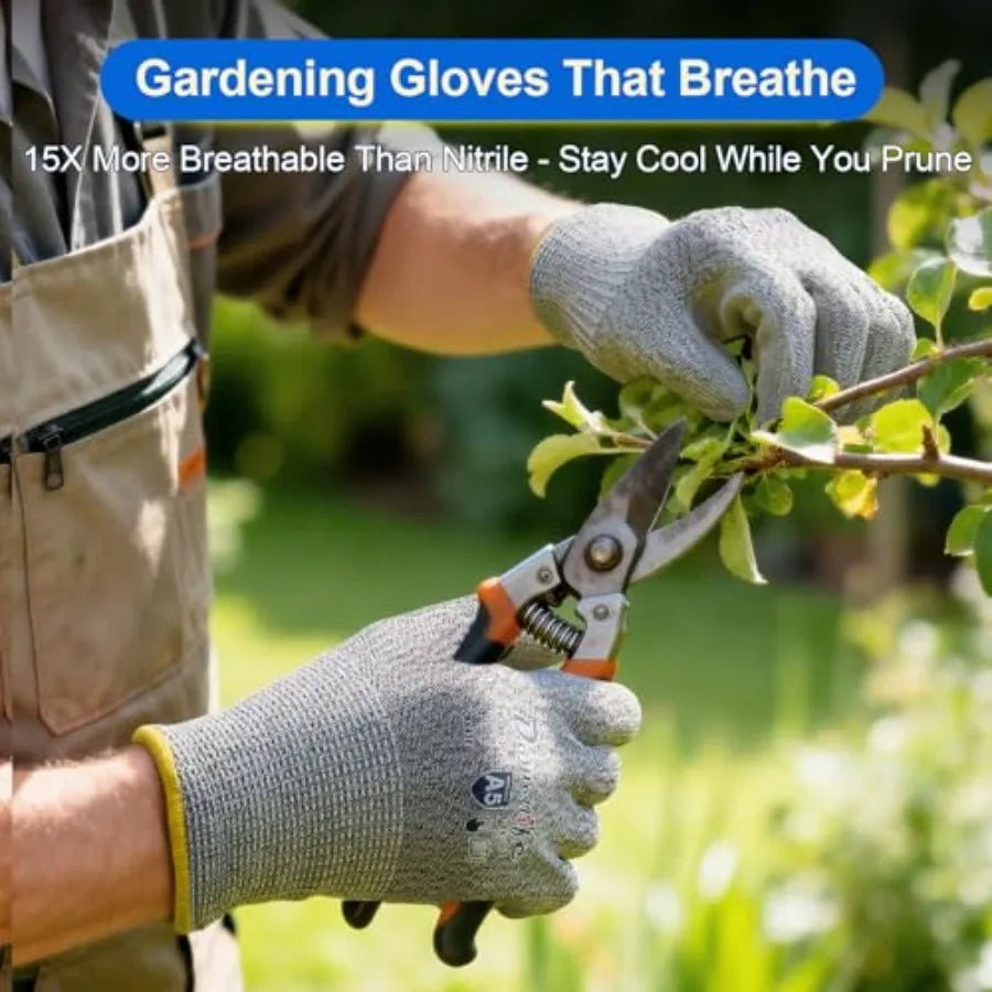 Cut Resistant Work Gloves EN 388 Level 4 PU Coated