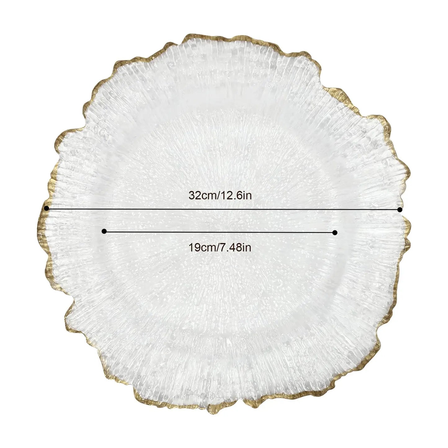 Bymaocar 25Pcs Flower Shape Dinner Charger Plates For Home Kitchen