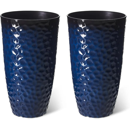 JIAOYING Modern Honeycomb Textured Planters Set Of 2