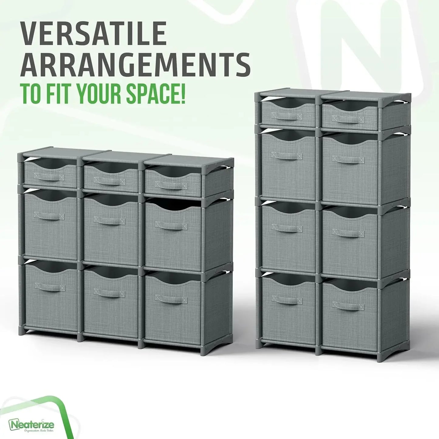 High Concerned 9 Cube Closet Organizers With Drawers And Bins