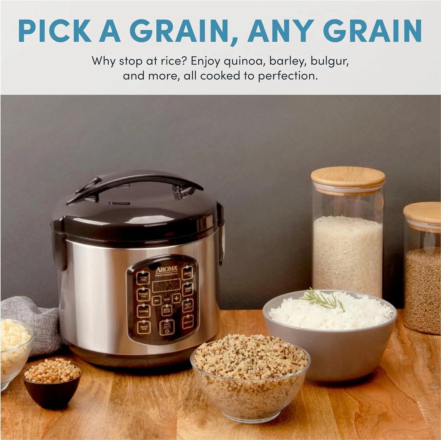 Digital Rice Cooker And Multicooker With Steamer Auto Keep Warm