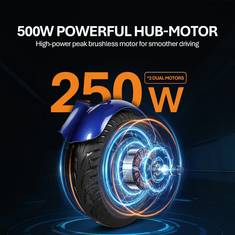 HEZZO T2 Foldable Four Wheel Mobility Scooter 36V Dual Motors 330LBS