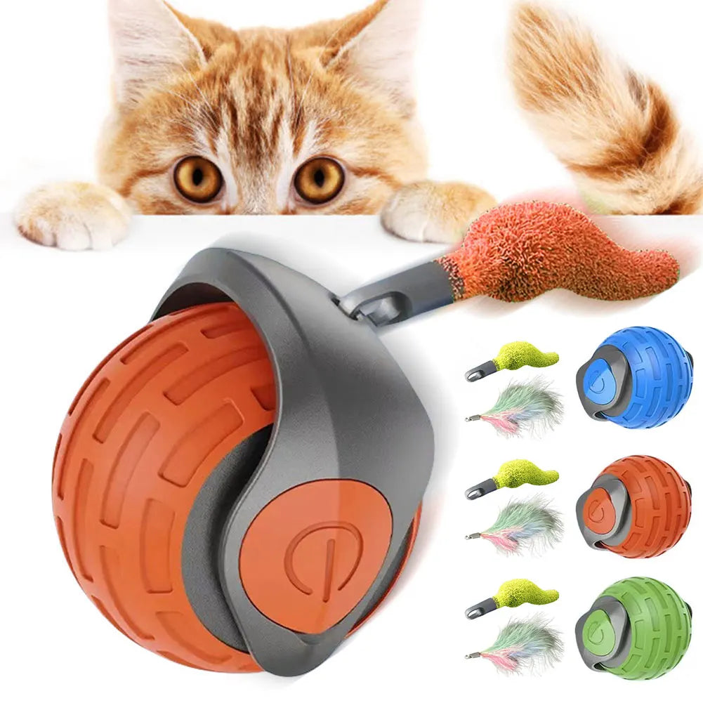 Shunmaii Cat Interactive Ball Toy Rechargeable Teaser Imitation Mouse