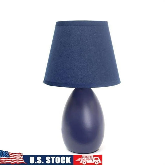 DUTRIEUX Ceramic Table Lamp Fabric Shade Candelabra Base
