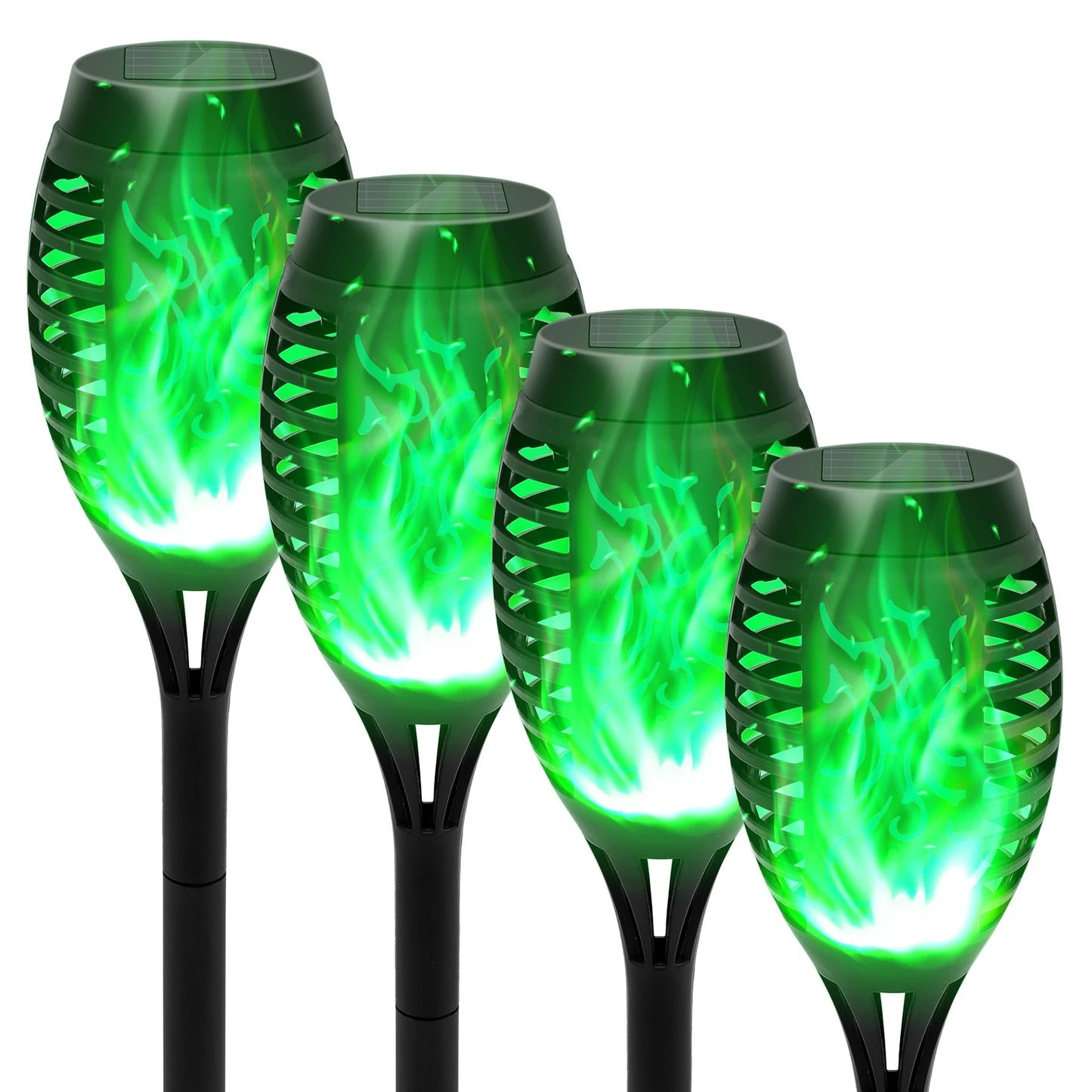 Solar Flame Light Outdoor Flickering Waterproof Garden Patio
