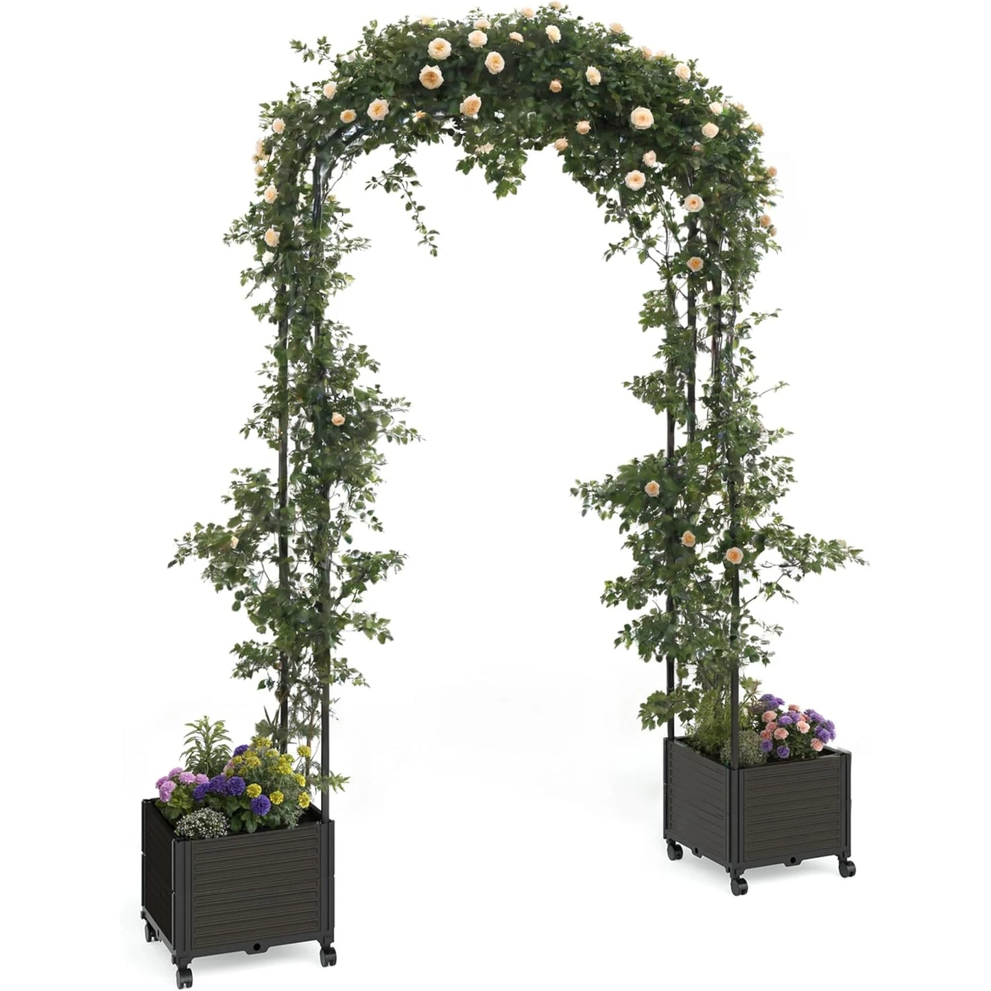 Origin Raised Garden Bed Trellis Arch For Flowers And Vines