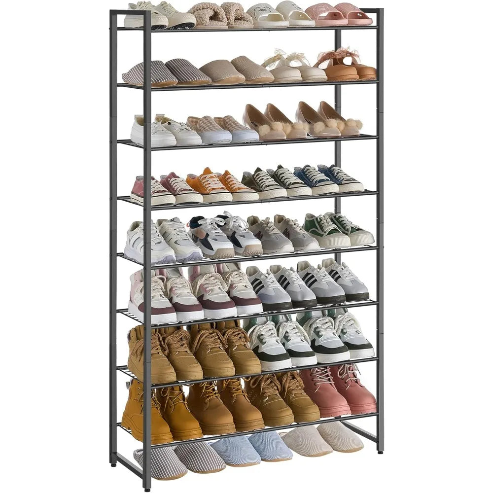 Hign-Concerned Shoe Rack 8 Tier Organizer Holds 40 Pairs