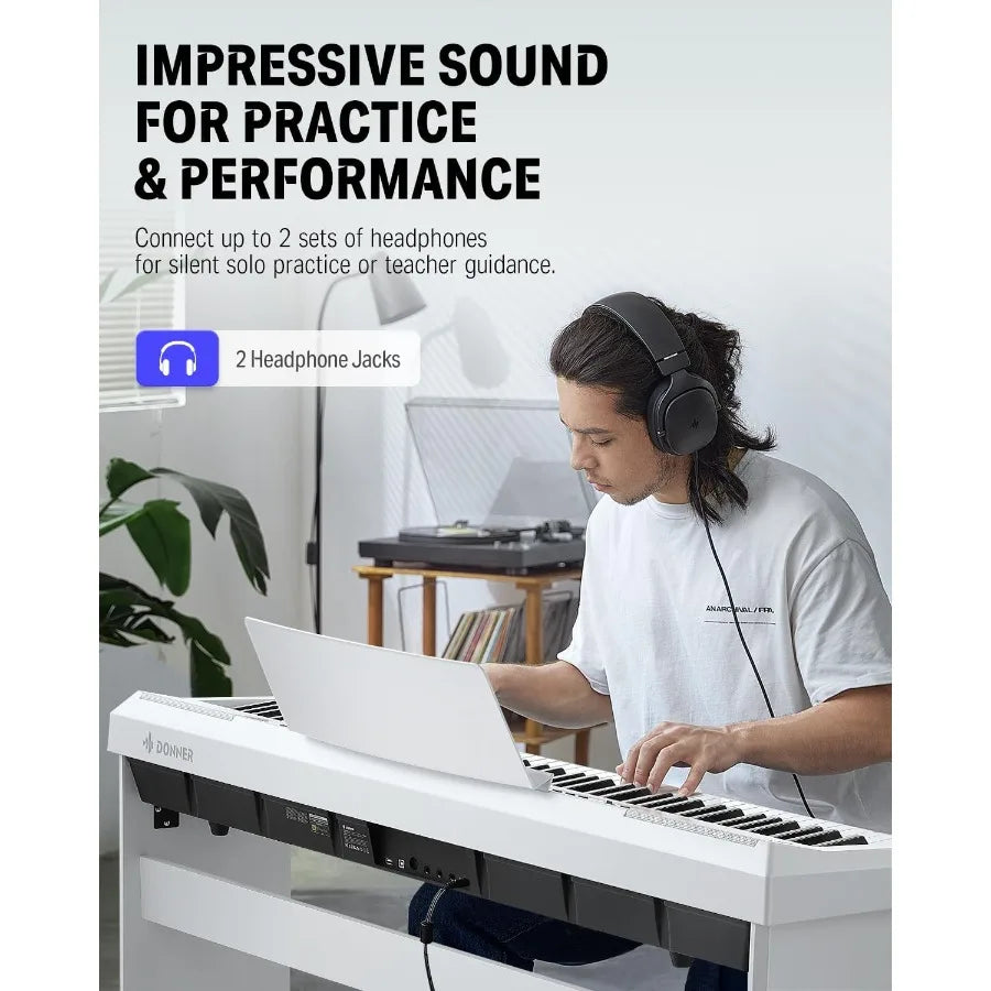 SHXI Donner DEP20 88 Key Weighted Digital Piano With Stand