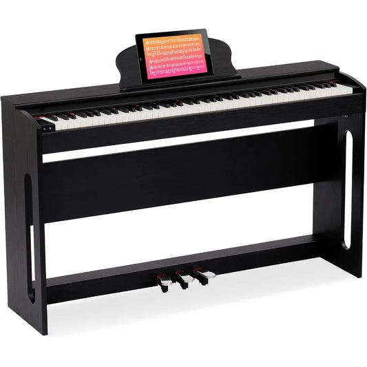 SHXI 88Key Weighted Hammer Action Digital Piano With Builtin Speakers