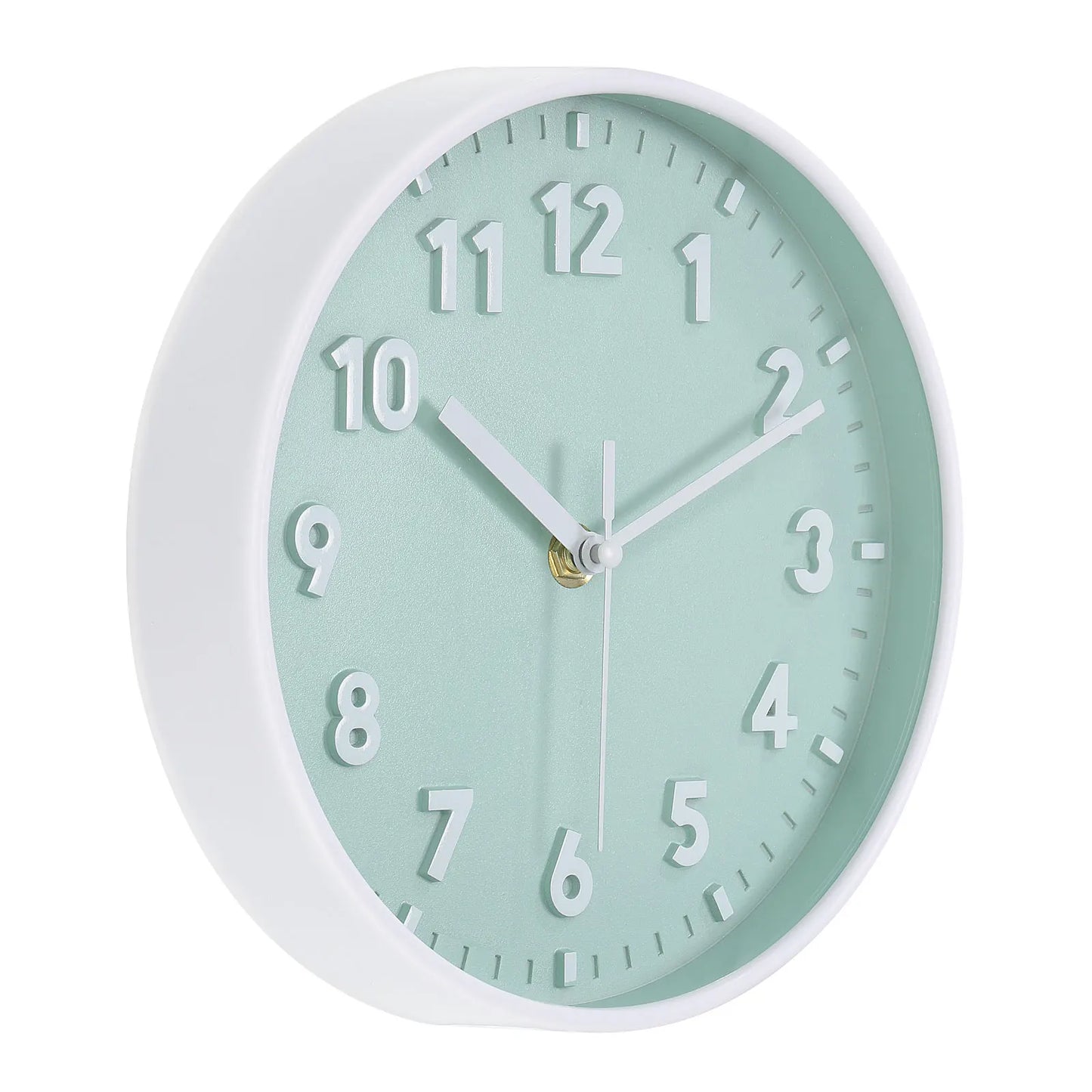 UXCELL 3D Number Quartz Silent Battery Operated Wall Clock
