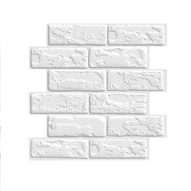 3D Imitation Brick Wall Stickers Self Adhesive Waterproof Decoration