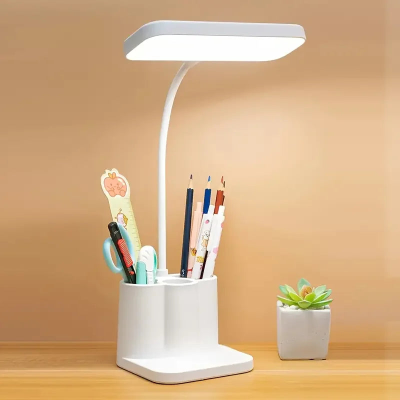 Adjustable LED Desk Lamp With Eye Protection And USB Rechargeable