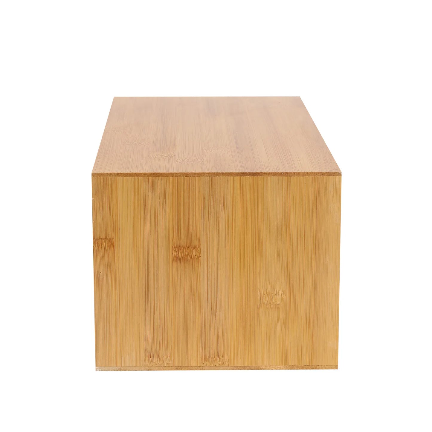 NONECN Bamboo Desktop Organizer With 4 Drawers For Office