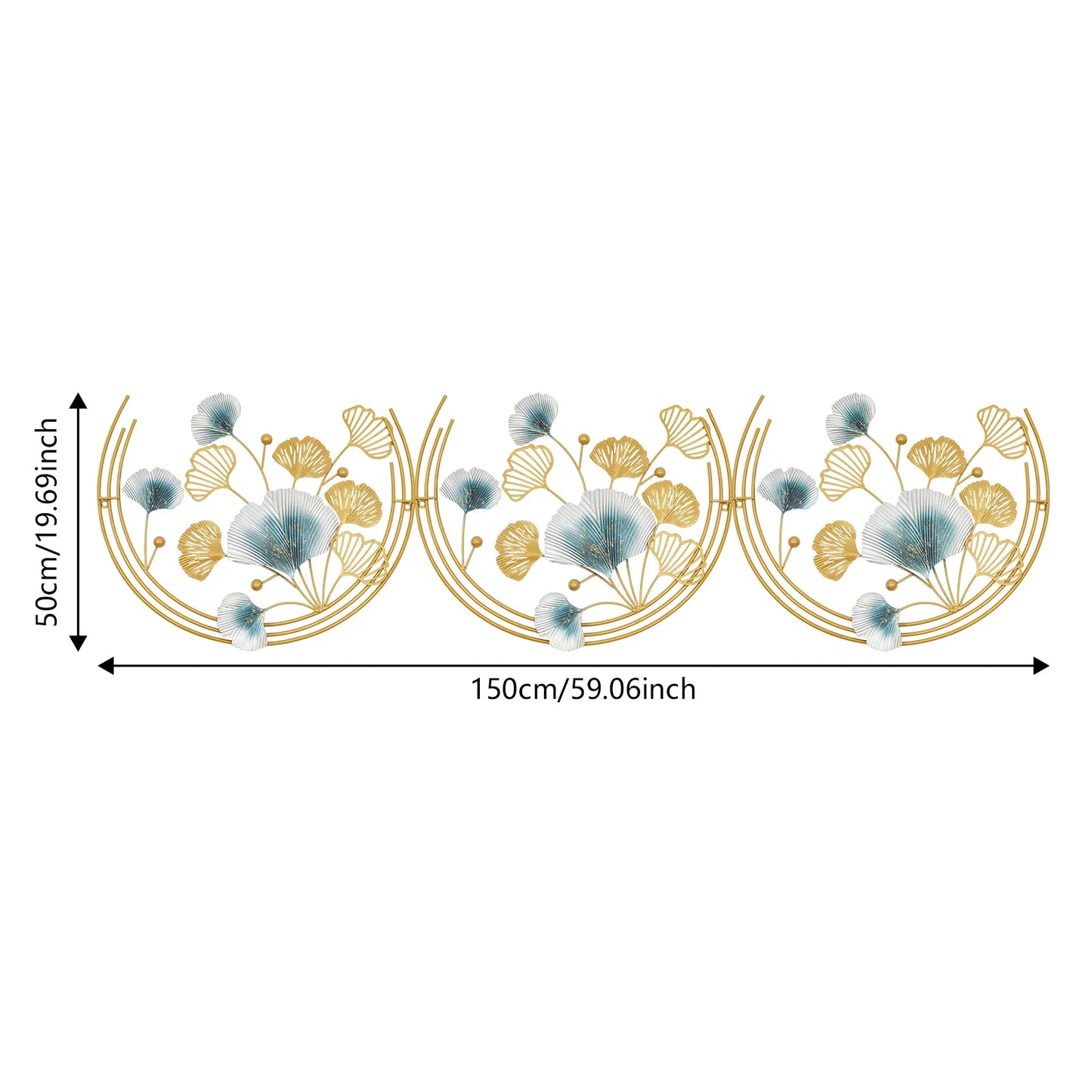 Hign Concerned Iron Wall Decoration Leaf Wall Art Living