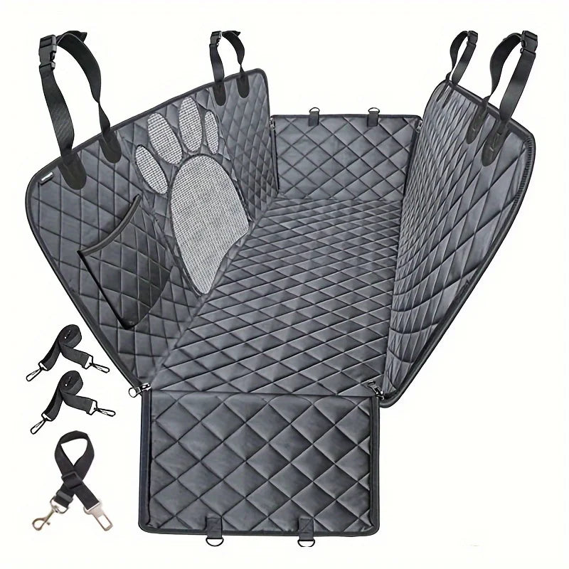 NONECN Dog Seat Cover Hammock for Cars Anti Slip Rear