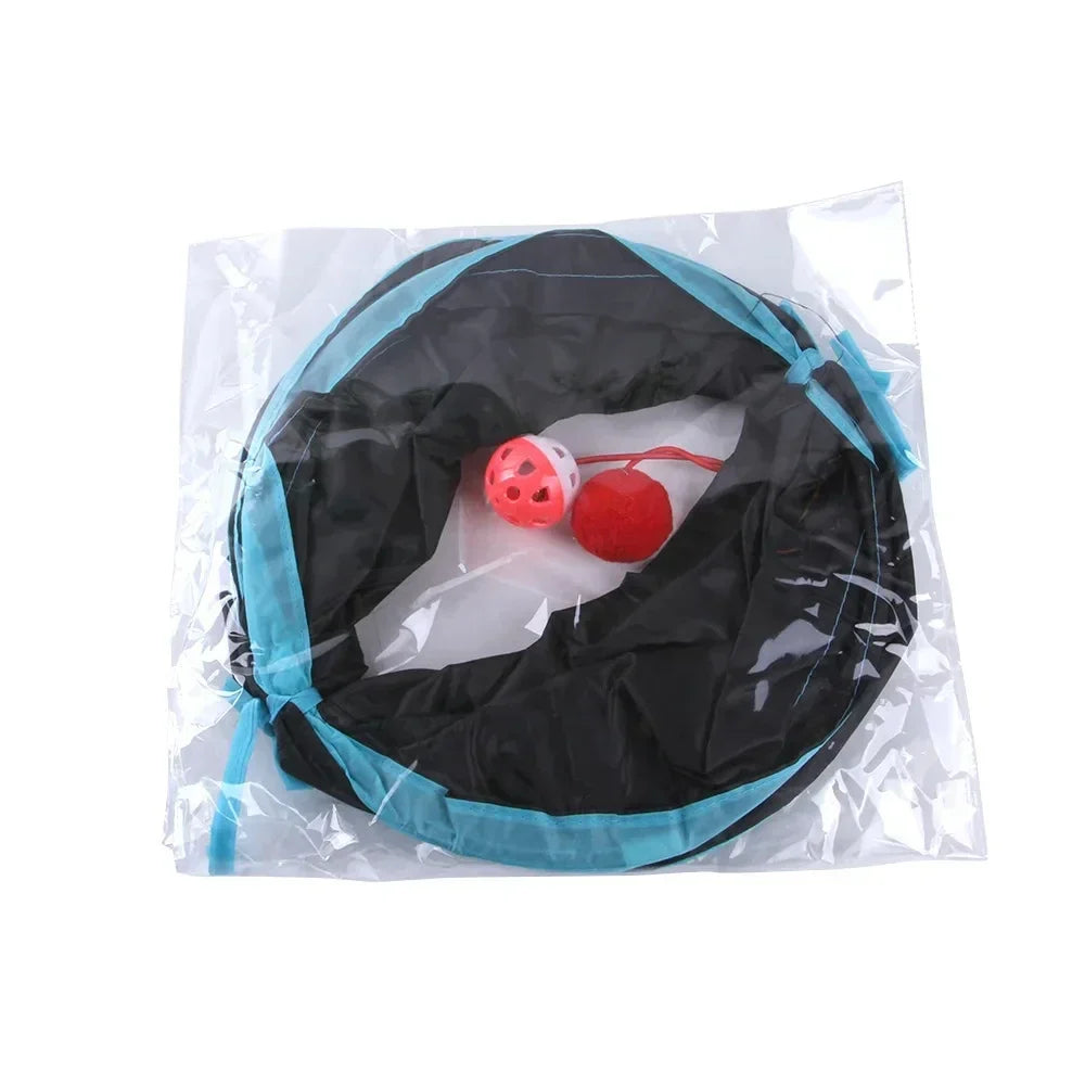 Breathable Cat Foldable Play Tunnel Cat Toy Indoor Fun