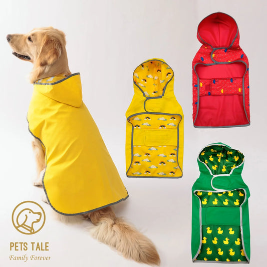 Pets Tale All Weather Dog Raincoat Waterproof Coat Plus