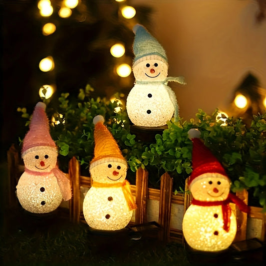 Snowman Solar Lights for Garden and Lawn Christmas Decoration IP65