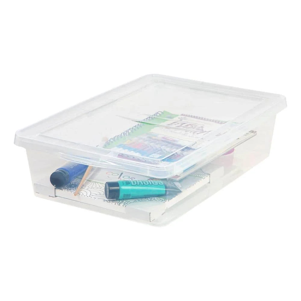 Durable Clear Plastic Underbed Storage Box For Storing Items