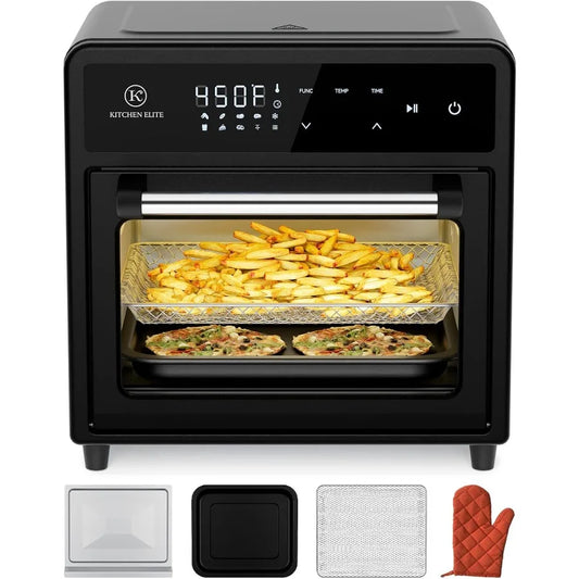 AbayHign-concerned StainlessSteel Air Fryer Toaster Oven 10 In 1 Convection