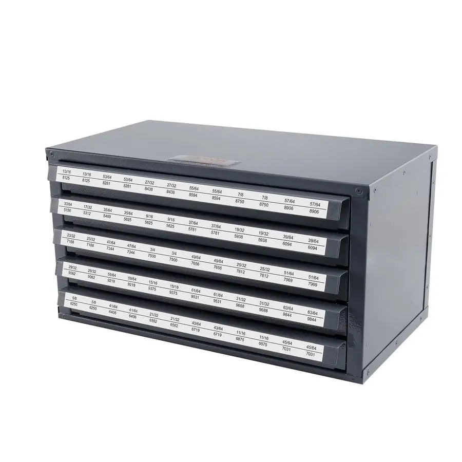 XMSJ Drill Bit Dispenser Cabinet Five-Drawer Organizer