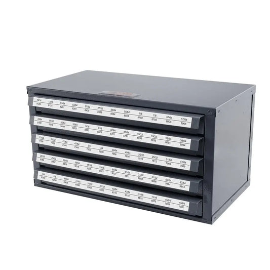 XMSJ Drill Bit Dispenser Cabinet Five-Drawer Organizer