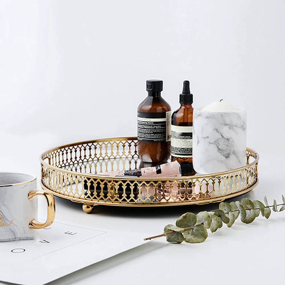 Bymaocar Mirror Tray Resin Build Easy Install Home Office Decor