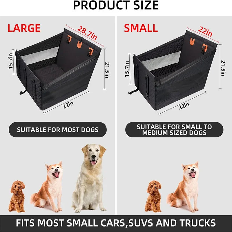 Extended Oxford Dog Car Seat Cover For Back Seat Protection