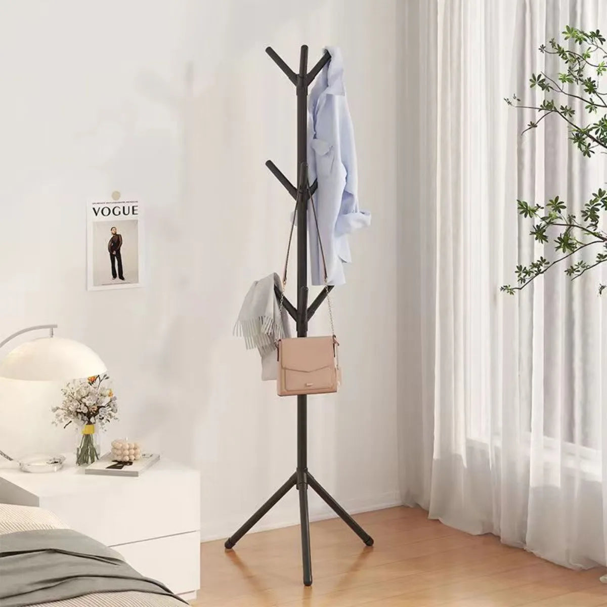Free Standing Clothes and Hats Rack Tree Branch Style