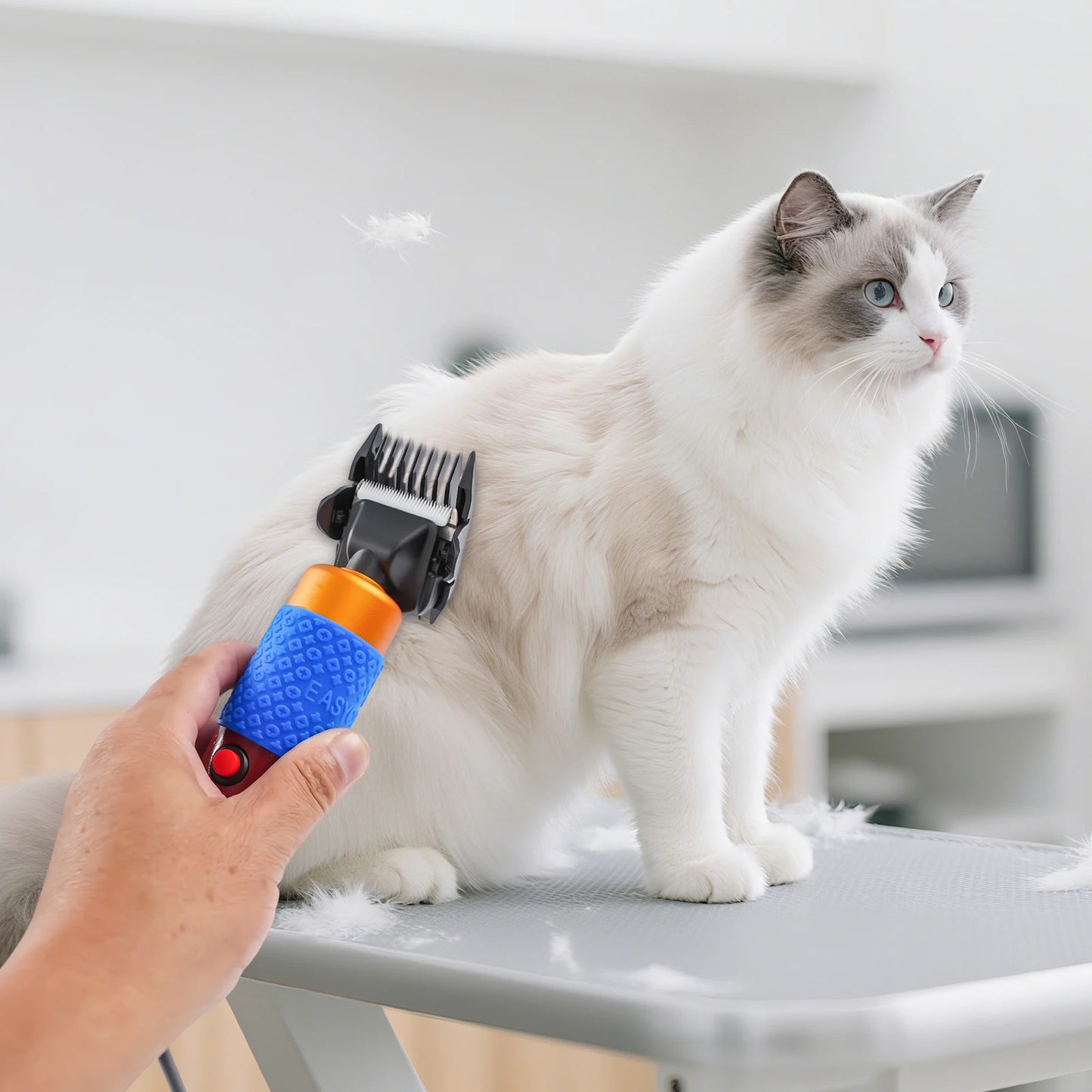 36W Dog And Cat Grooming Clipper Kit With Detachable Blades