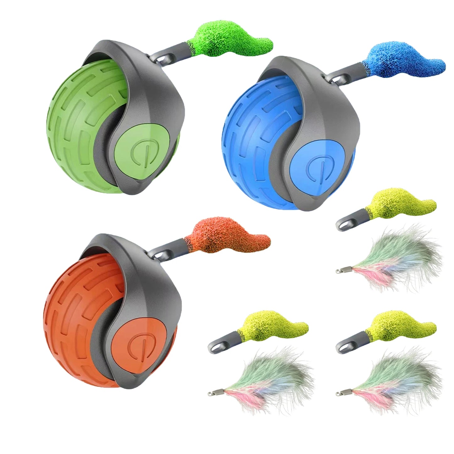 Shunmaii Cat Interactive Ball Toy Rechargeable Teaser Imitation Mouse