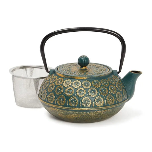 Cast Iron Tea Kettle With Infuser Japanese Teapot Loose Leaf