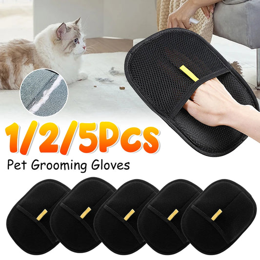 NONECN Double Sided Pet Hair Remover Gloves Cats And Dogs