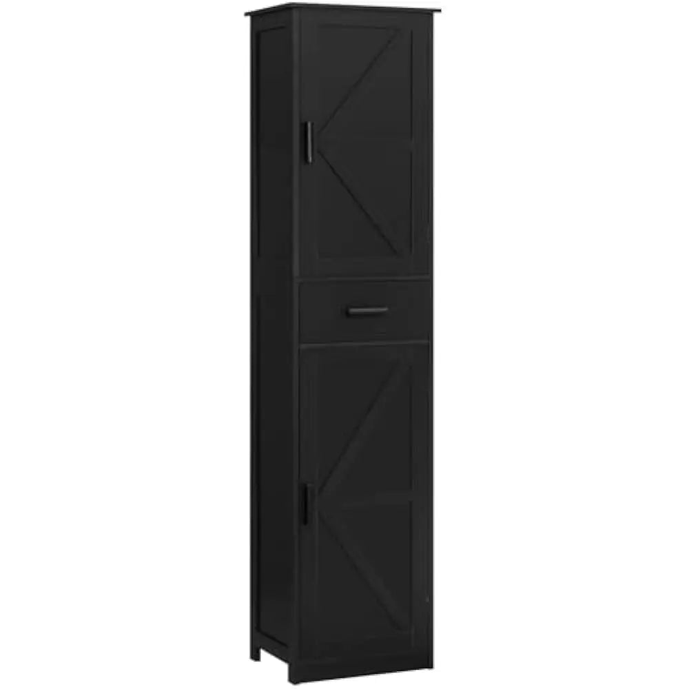 Hign-concerned Bathroom Cabinet With 6 Shelves Drawers