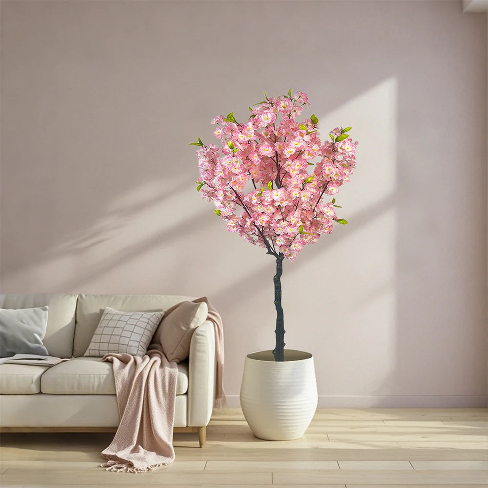 HiMISS Artificial Cherry Blossom Tree For Home And Office Decor