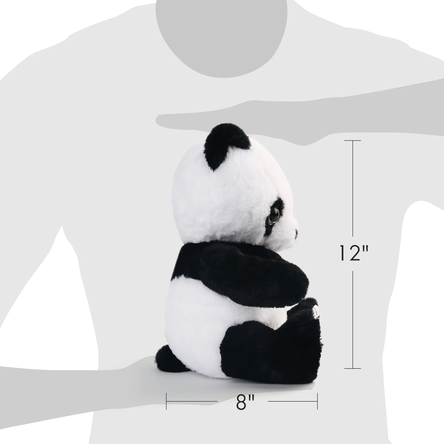 NONECN Light Up PandaBear Plush Toy With LED For Kids