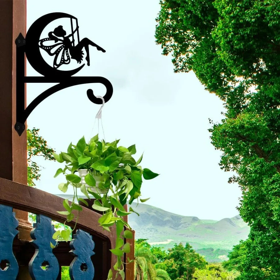 Hign-concerned Iron Plant Hangers Hooks for Outdoor Indoor Plants and Pots Weather Resistant