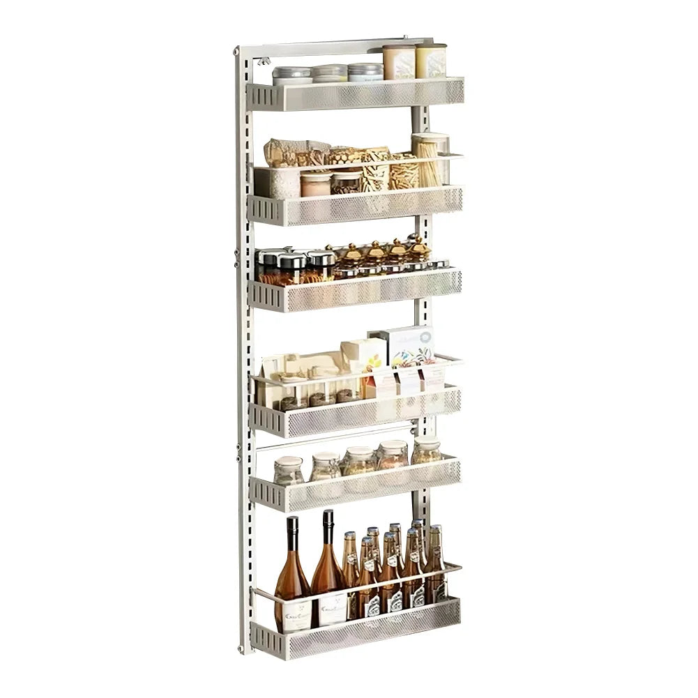 HiMISS 6Tier Over The Door Pantry Organizer With Adjustable Baskets